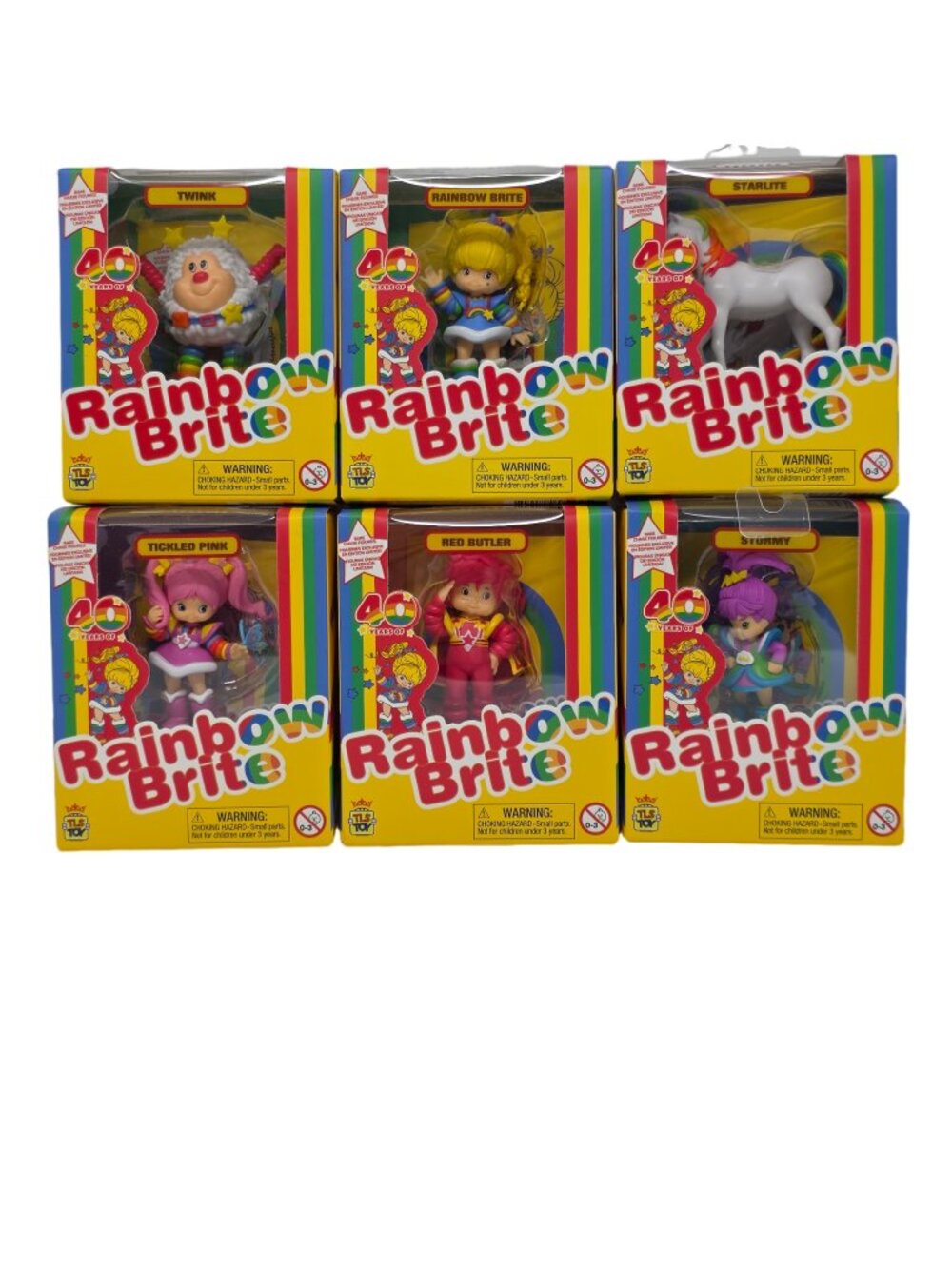 Rainbow Brite Mini Figures 40th Anniversary Collection Set